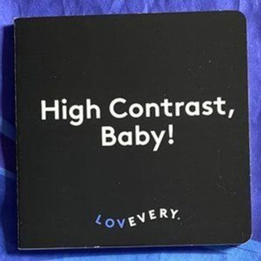 Lovevery "High Contrast, Baby!" Board Book